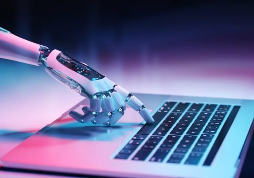 Na realidade, a IA não toca no teclado, mas envia comandos que o computador executa. Foto:  Sdecoret/Adobe Stock