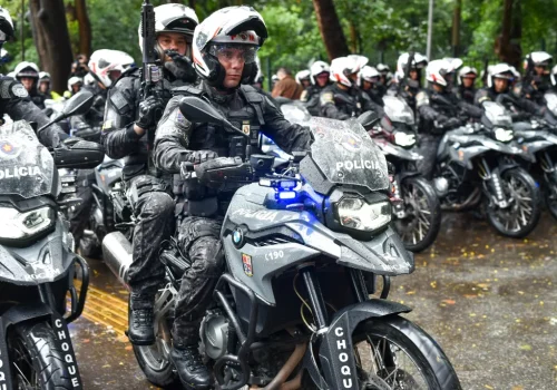 BRAvO reforçou policiamento n região central. Foto: Divulgação/Governo de SP.